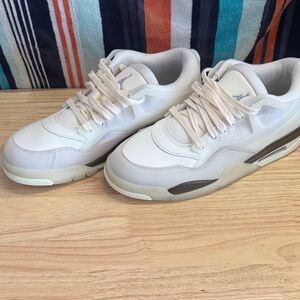 Jordan Cream and White Sneakers 4RM